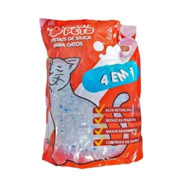 Imagem de Areia de Gato Cristais de Sílica 4 em 1 Great Pets 1,6kg