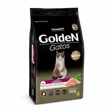 Imagem de Ração Golden Gato Castrado Frango 10,1kg Premium Especial para Gatos A