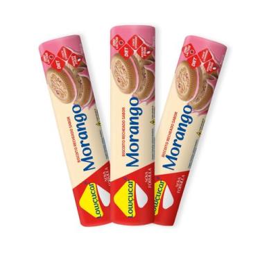 Imagem de Kit com 3 Unidades de Biscoito Recheado Lowçucar Zero Açucares Sabor M
