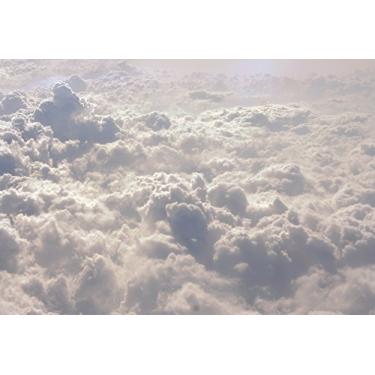 Imagem de Yeele Fundo de 2,4 x 1,8 m Mar de Nuvens Natureza Céu de Algodão Macio Fotos de Fundo Fotográfico Bebê Menina Menino Adulto Retrato Photo Booth Vinil Papel de Parede Photocall Studio Adereços