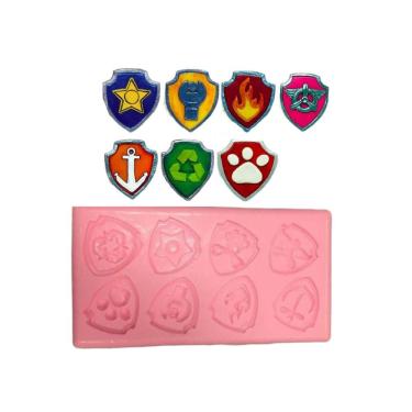 Imagem de Molde De Silicone Escudo Patrulha Canina