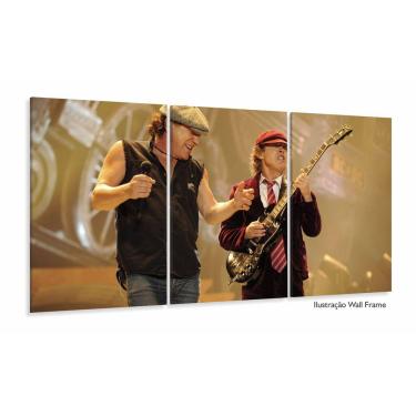 Imagem de Quadro Decorativo - Ac Dc Show - Tela Em Tecido 120x60 3 peç