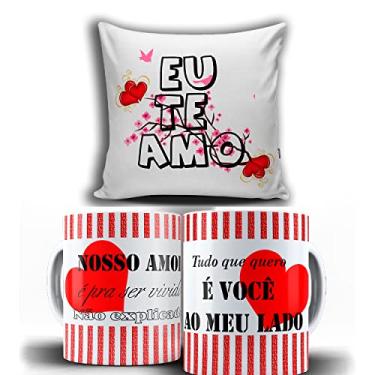 Imagem de Eu Te Amo KIT Almofada + Caneca Branca