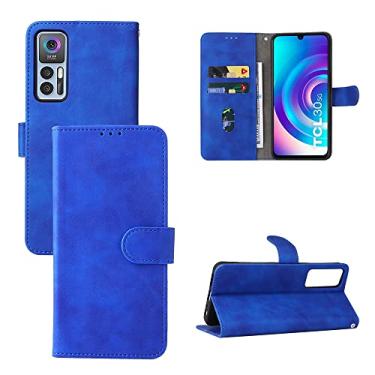 Imagem de HONGYAN Capa de telefone Para TCL 30 5G / 30 + 5G SENHA SENHA MAGNÉTICA CASA DE TELEFONE DE COURO Capa protetora