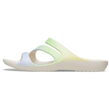 Imagem de Crocs Sandália feminina Kadee II com tiras, Azul verde ombré, 39