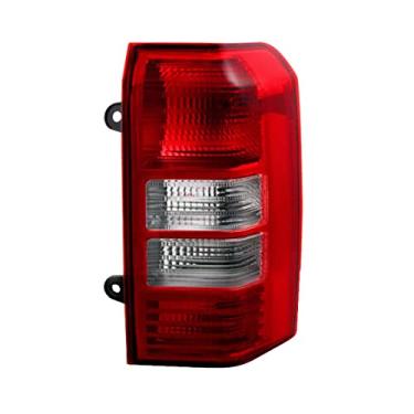 Imagem de JESYMBX Para Jeep Patriot 2008-2017 Conjunto de luz traseira de carro com luz traseira de ré, lâmpada traseira traseira de para-choque traseiro luz de sinalização acessórios de carro
