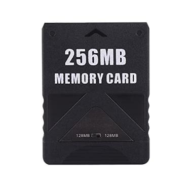 Imagem de Cartão de memória Ps2, cartão de memória Ps2, cartão de memória Ps2, cartão de memória, cartão de memória Ps2, cartão de memória de alta velocidade para acessórios de jogos Ps2, 256 m (256 m)