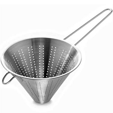 Imagem de Peneira Cônica Passador Chinoy Em Aço Inox Grande Casa
