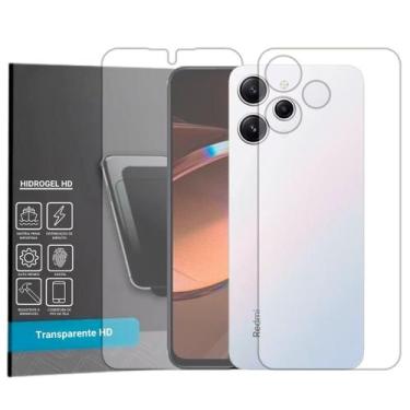 Imagem de Película Hidrogel HD Frente e Verso Para Xiaomi Redmi 12 5G - GR Globa