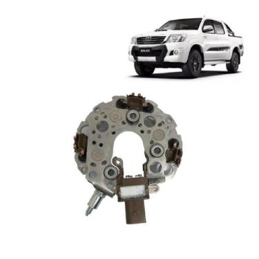 Imagem de Placa Retificadora Com Regulador Toyota Hilux 2.8 Honda Fiat - Denso