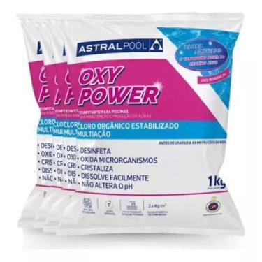 Imagem de Kit 04 Cloros Oxypower Multiação P/ Piscina 1kg - Astralpool - Astrapo