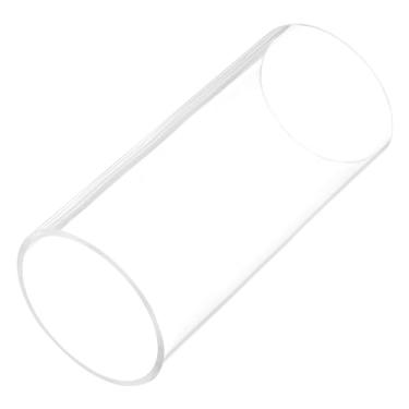 Imagem de Rebower Tubo rígido de plástico transparente de 66 mm ID x 70 mm OD (6,6 cm ID x 2 3/10.2 cm OD) Tubo de policarbonato redondo de acrílico, [para encanamento, hidráulica, aquário]