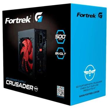 Imagem de Fonte atx 500w crusader fortrek