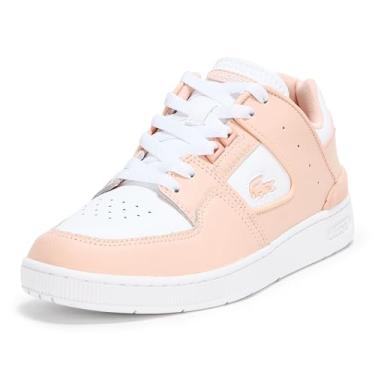 Imagem de Lacoste Tênis feminino Court Cage, Rosa claro/branco, 39
