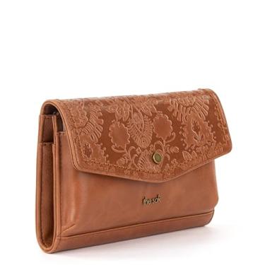 Imagem de The Sak Bolsa transversal Redwood - Bolsa feminina para celular e carteira para uso diário - Bolsa de pulso conversível com zíper, Estampa floral de tabaco, One Size