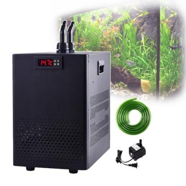 Imagem de CHONGHAN Resfriador De áGua Para AquáRios De 1/10 Hp, 1/3 Hp E 1/2 Hp, Resfriador Para Banho De Gelo E Mergulhos Frios, Sistemas De Compressores Resfriam Rapidamente,Para Hidroponia, Recifes De Corais