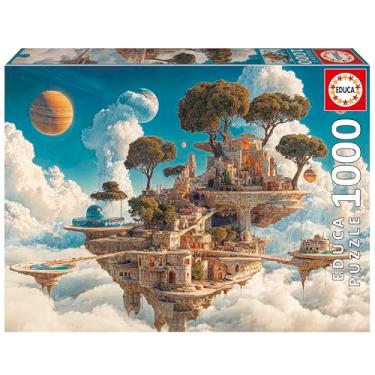 Imagem de Educa - Quebra-cabeça adulto de 1000 peças | Reino das nuvens. Inclui cola de quebra-cabeça fix. Dimensões: 68 x 48 cm. A partir de 14 anos (20231)