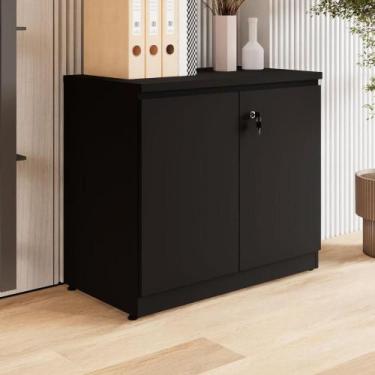 Imagem de Armário Baixo 80cm p/ Escritório 2 Portas c/ Chave F5 Office - F5 Offi