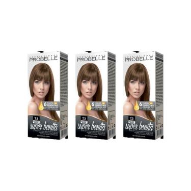 Imagem de Coloraçao Probelle Super Bonita 7.3 Louro Medio Dourado-3Un