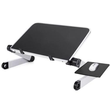Imagem de Mesa Notebook Dobrável De Alumínio 360° – Conforto, Ergonomia E Versatilidade Em Qualquer Lugar