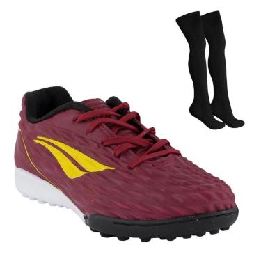 Imagem de Kit Chuteira Society Penalty Se7e XXI Kids + Meião-Masculino