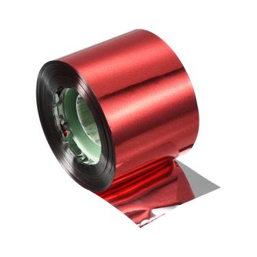 Imagem de PATIKIL Fita refletiva para pássaros, 100 m x 4,8 cm, fita repelente dupla face PET Keep Away Bird para jardim, fazenda, casa, vermelha