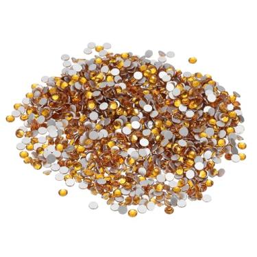 Imagem de Generic SS16/1440 peças de strass de diamante de vidro, strass plano de cristal redondo cristal feito pelo homem pedras preciosas decoração de diamante para arte de unhas artesanato roupas DIY