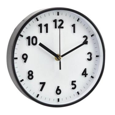 Imagem de Relógio De Parede 20Cm Estilo Minimalista Números 5738 - Livon