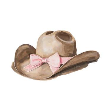 Imagem de Pôster Decorativo De Parede Em Tela Com Cavalo E Sela, Estilo Cowboy O