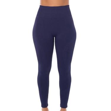 Imagem de Calça Legging Delrio Sport VF6603 Feminina Sem Costura Poliamida T. P/