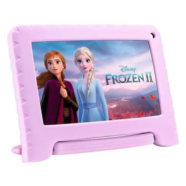 Imagem de Tablet Infantil Frozen Multilaser com Controle Parental 4GB RAM 64GB A