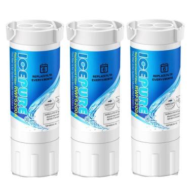 Imagem de Filtro de água ICEPURE RWF5200A 3PACK compatível com geladeira GE