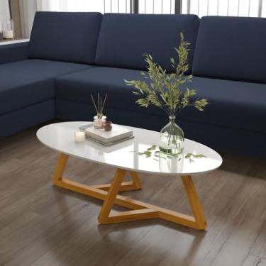 Imagem de Mesa de Centro Classic Sala de Estar Branco - Tebarrot