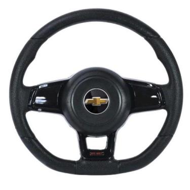 Imagem de Volante Esportivo MK7 Preto Gm - Monza / Kadett / Ipanema - Chevrolet