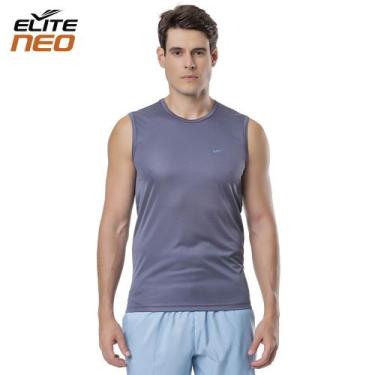 Imagem de Camiseta Machão Básica em Malha Dry com Acabamento em Fita - Elite, Gr