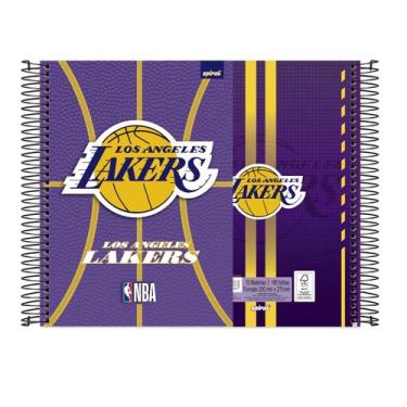 Imagem de Caderno Espiral LA Lakers 160fls Spiral, Lakers Espiral