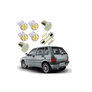 Imagem de Kit Lâmpada Led Fiat Uno Mille Fire Way Alta Qualidade