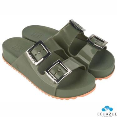 Imagem de Sandália Feminina Pepete Zaxy Partner III Conforto Lançamento, Verde m