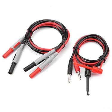 Imagem de P1600E Kits de Chumbo de Teste de Sonda de Multímetro Substituível Plugável 15 Em 1 Cabo de Teste BNC Com Plugue Banana Cabo de Teste para a Maioria Dos Multímetros Digitais