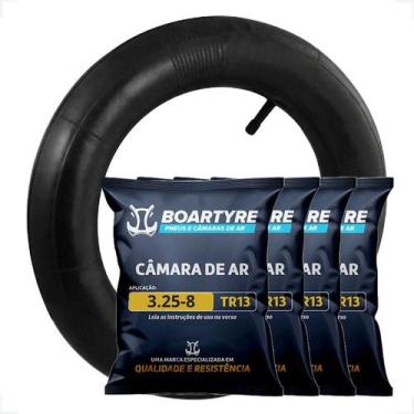 Imagem de Kit 4 Câmara Ar Carrinho Mão Industrial Aro 8 3.00 3.258 - BOARTYRE