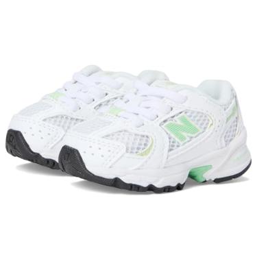 Imagem de New Balance Tênis infantil infantil 530 Bungee (infantil), Branco/água melão, 6 Toddler