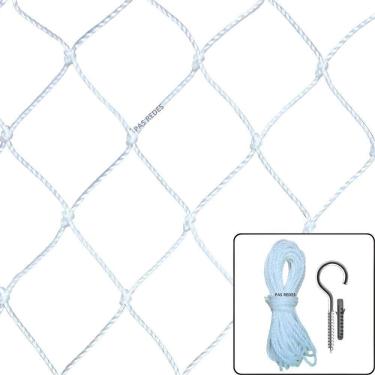 Imagem de Kit Completo Rede Tela De Proteção Janelas Gatos 1,30 X 2,10