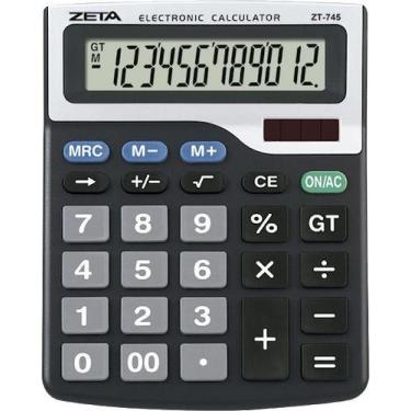 Imagem de Calculadora de mesa 12 digitos - zeta
