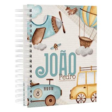 Imagem de Caderneta De Vacinação Atualizada Tema TRANSPORTES BABY com Nome