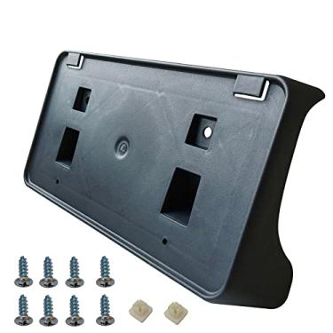 Imagem de KYYET Suporte para quadro de placa de carro de para-choque dianteiro compatível com Dodge Ram 1500 2500 3500 W/Fastener Replace #55077158AE 2004-2008