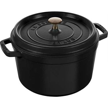 Imagem de Staub Cocotte de ferro fundido, 5 litros, preto fosco