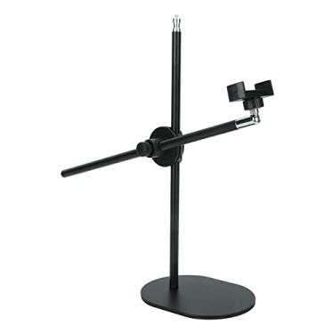 Imagem de Suporte Aéreo para Telefone Com Braço de Suporte, Suporte Telescópico de Mesa de Câmera Ajustável Multiângulo Com Suporte para Telefone e Rotação de 360°, para Webcam, Gravação