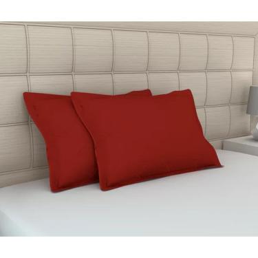 Imagem de Kit de Fronhas Matelassê Zono Enxovais 2 peças em Malha 100% Algodão Tomate