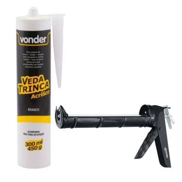 Imagem de Veda Trinca, Cola Para Moldura De Isopor Com Aplicador