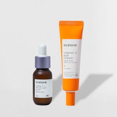 Imagem de Kit Sérum Facial + Creme Para Área Dos Olhos Vitamina C (2 Produtos)